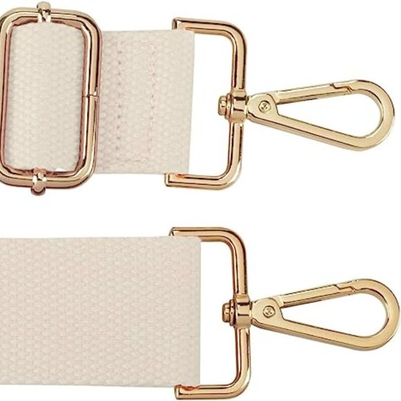 NWOT Allzedream Wide Canvas Replacement Crossbody Strap - Apricot S - Picture 4 of 6